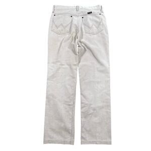 Vintage 80s Wrangler Corduroy Pants 29x29 USA Cowboy Western Straight Leg Beige